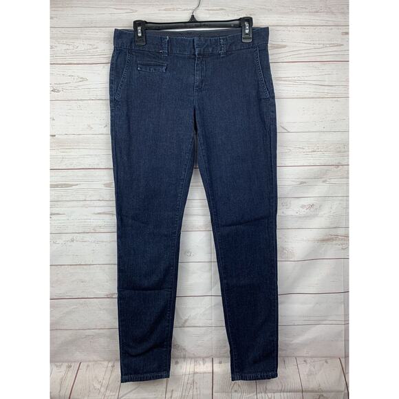 Banana Republic Jeans Womens 27 Skinny Ankle‎ Dark Wash Denim Casual - Picture 1 of 8